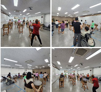 장애인활동 난타북동아리 북덩이